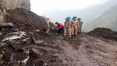 Mandi landslide news 2025