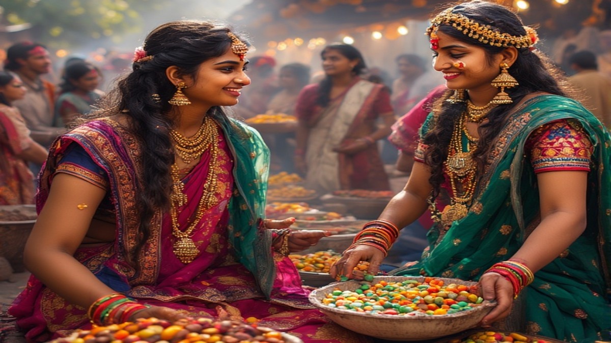 indian market and festival