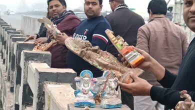 अधूरे मूर्ति विसर्जन
