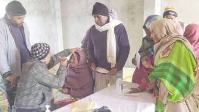 निशुल्क आई कैंप में उमड़ा मरीजों का सैलाब