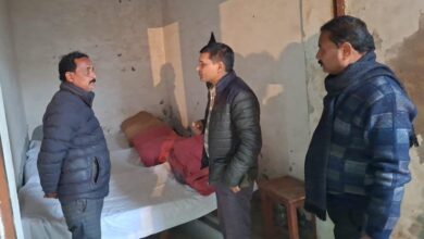 रैन बसेरा का ईओ ने किया निरीक्षण