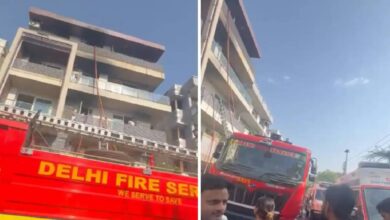 Delhi Residential Building Fire