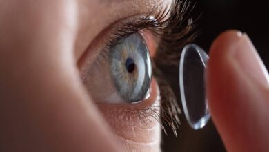 contact lens care routine