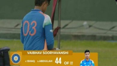 Vaibhav Suryavanshi Out