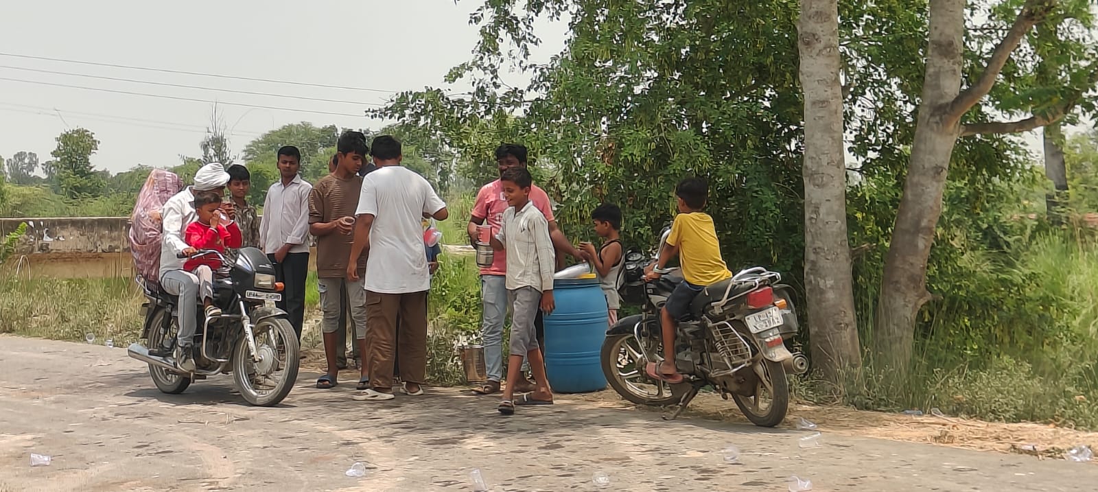 सधराभारी नहर पुल पर शोहदाए कर्बला को खिराज-ए-अकीदत