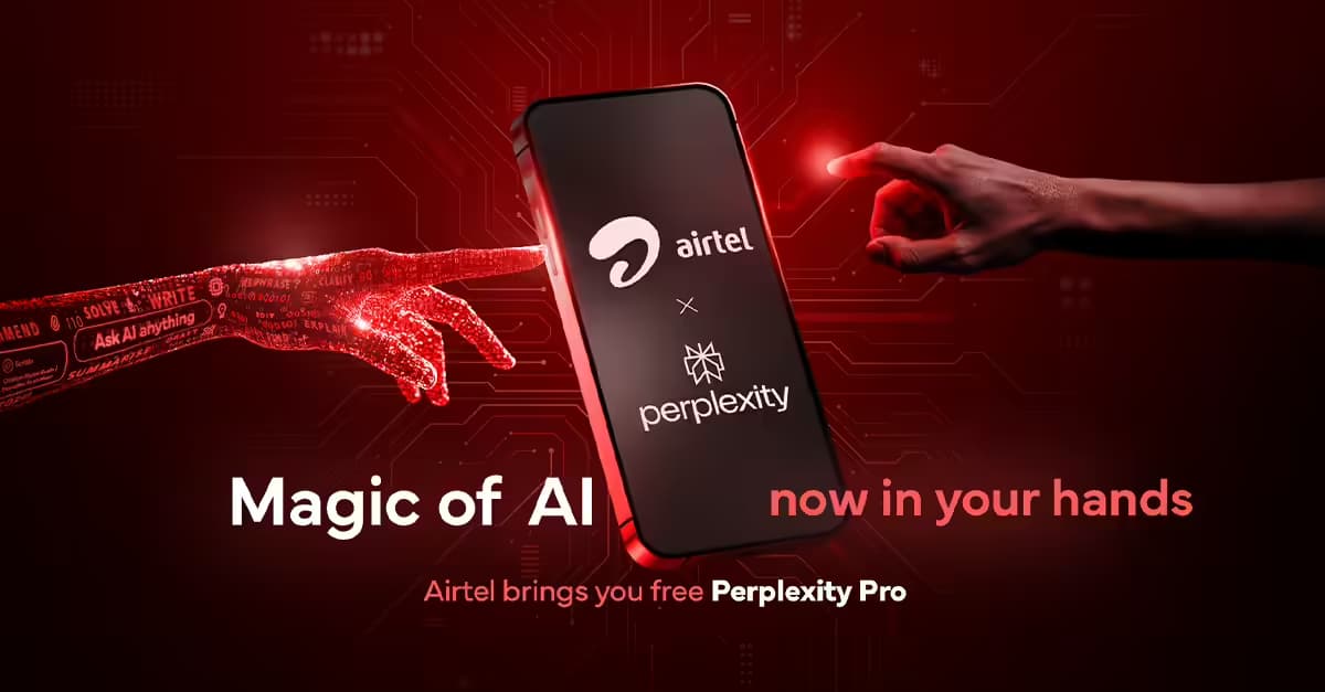 Airtel Perplexity Pro Free Subscription