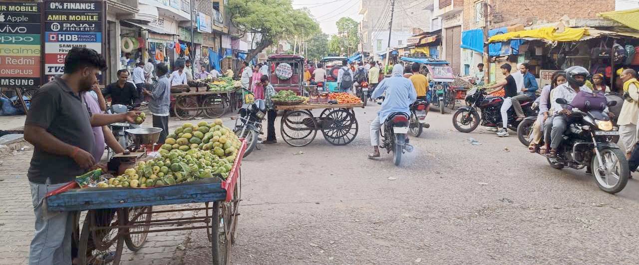 प्रशासन का अतिक्रमण पर फिर चला डंडा