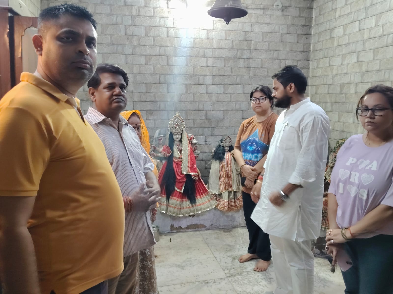 शालीमार गार्डन के जय माँ काली मंदिर से भगवान श्रीकृष्ण (लड्डू गोपाल) की अष्टधातु की मूर्ति चोरी