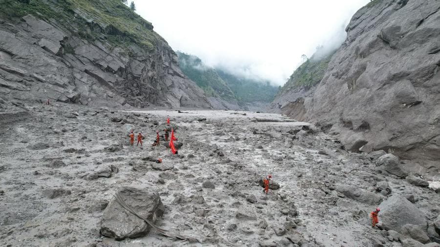 Gyirong Port Landslide