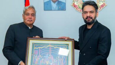Balen Shah Meeting Indian Ambassador