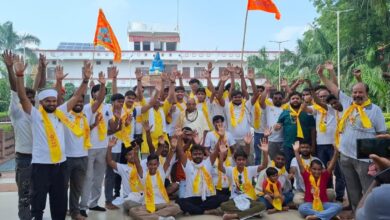 गंगासागर धाम से डाक कांवड़ यात्रा रवाना
