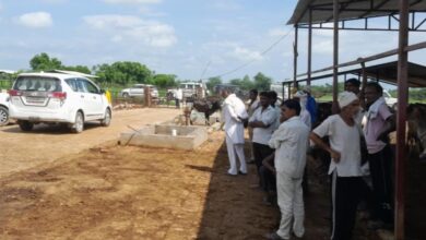 गोसेवा आयोग अध्यक्ष ने किया बैसोली घाट गौशाला का निरीक्षण