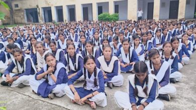 छात्राओं ने नशामुक्त भारत का लिया संकल्प