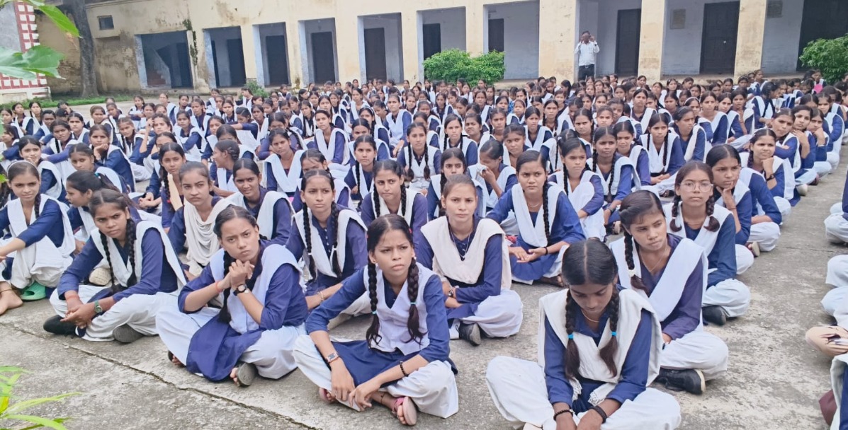छात्राओं ने नशामुक्त भारत का लिया संकल्प