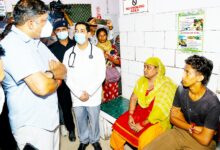 जिलाधिकारी ने एमएमजी अस्पताल में स्वाइन फ्लू वार्ड का किया निरीक्षण