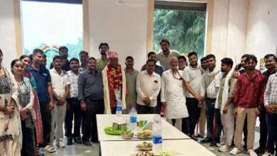 सेवानिवृत्त शाखा पोस्टमास्टर को भावभीनी विदाई