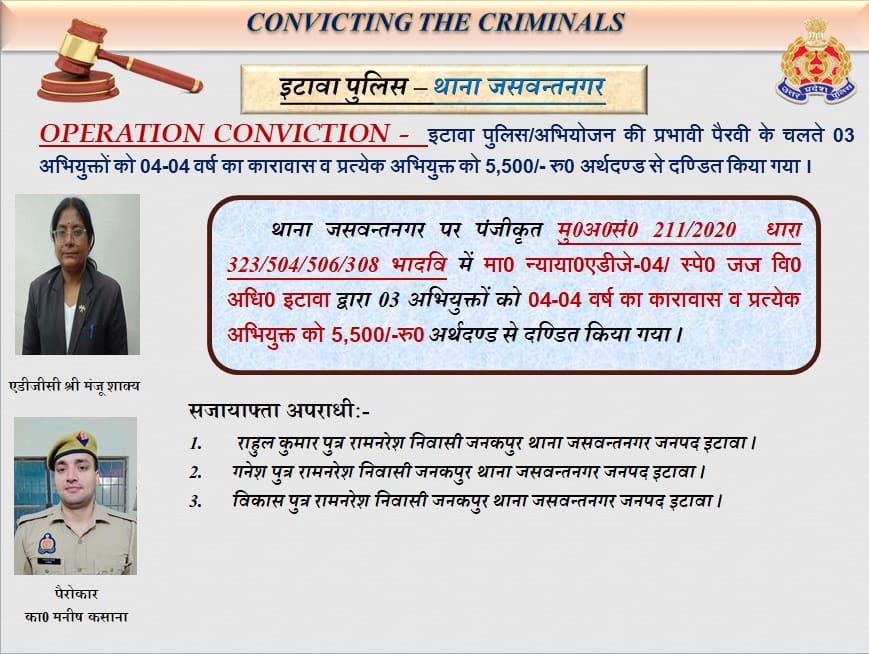 हत्या के प्रयास मामले में तीन भाइयों को चार साल की सजा