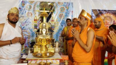 दशलक्षण पर्व शुरू: प्रभात फेरी में गूंजे जैन भजन