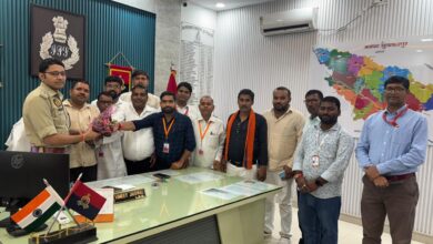 नवागत पुलिस अधीक्षक से गरीब कल्याण सेवा ट्रस्ट के पदाधिकारियों ने की शिष्टाचार भेंट