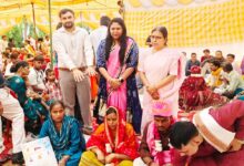 सामूहिक विवाह में 62 जोड़ों ने थामा एक-दूजे का हाथ