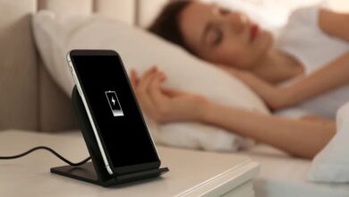 overnight phone charging