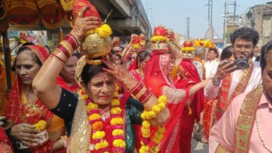 कलश यात्रा से भागवत कथा, ज्ञान-यज्ञ हुई शुरू