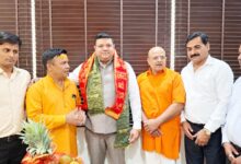 ठाकुर अजय चौहान को भाजपा प्रदेश कार्यकारिणी सदस्य बनाए जाने पर भव्य स्वागत
