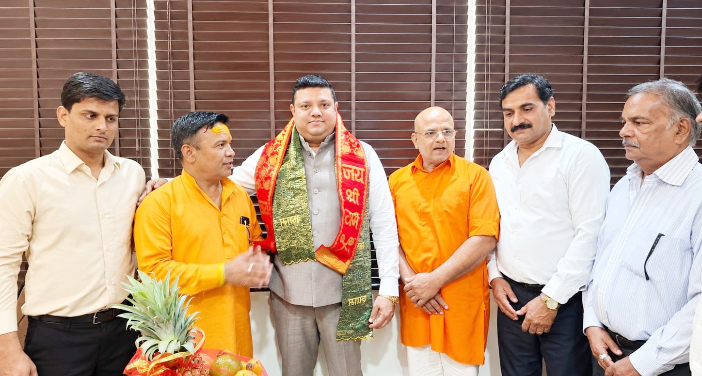 ठाकुर अजय चौहान को भाजपा प्रदेश कार्यकारिणी सदस्य बनाए जाने पर भव्य स्वागत