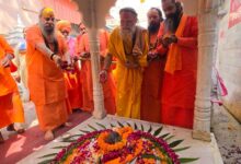 श्रीमहंत गौरी गिरि जी महाराज की पुण्यतिथि पर समाधि पूजन और संत भंडारा
