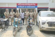 सिहानी गेट पुलिस ने वाहन चोर को दबोचा, क्रेटा कार और तीन बुलेट बरामद