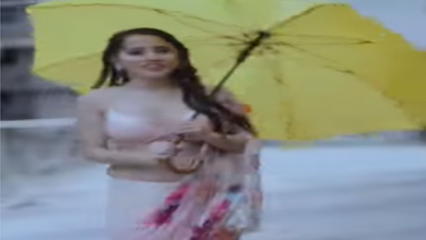 Photo of बारिश में डांस करते हुए दिखीं उर्फी जावेद, देखें वायरल वीडियो