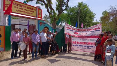 Photo of Sultanpur News:परिषदीय विद्यालय में नामांकन बढ़ाने के लिए बच्चों और शिक्षकों ने निकाली रैली