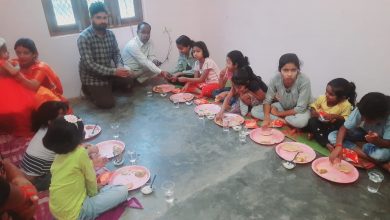Photo of Sultanpur News: नवरात्र में कन्या भोज का हुआ आयोजन
