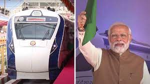 Photo of PM मोदी ने वंदे भारत एक्सप्रेस ट्रेनें को हरी झंडी दिखाई, जाने पूरी खबर
