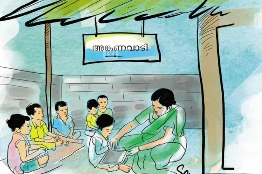 anganwadi workers salary