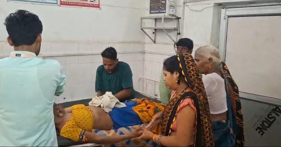 आकाशीय बिजली गिरी