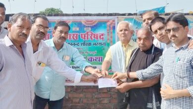 गरीब-असहाय मृतकों की अंत्येष्टि हेतु 11 हजार मिला दान
