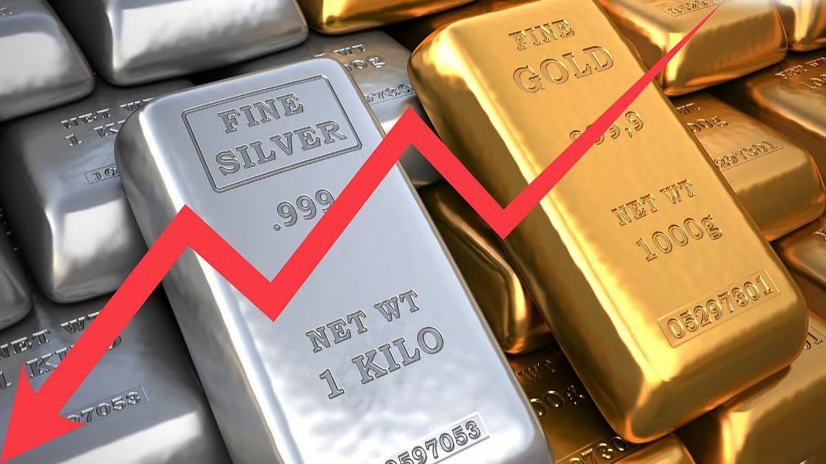 Gold silver price slump