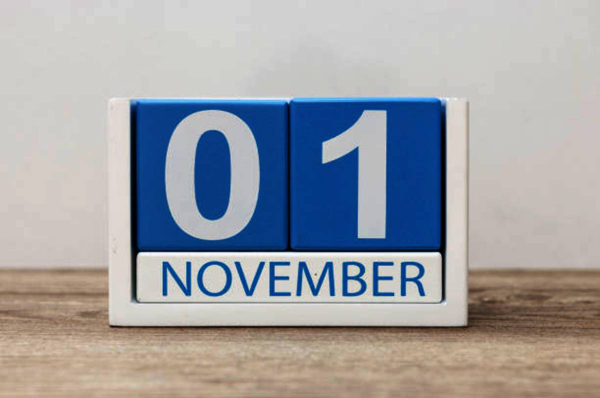 November 1st