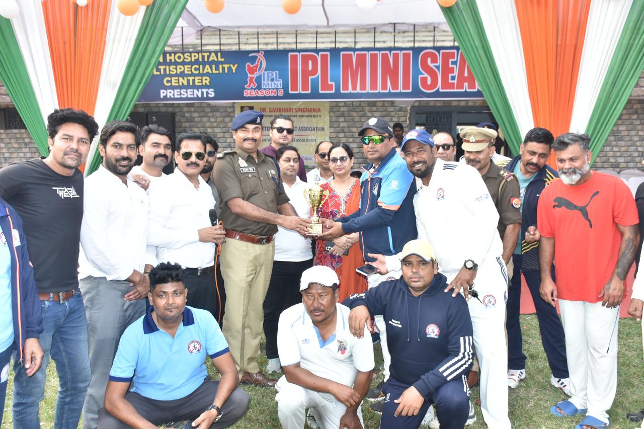 Amroha Veterans Cricket Association registered a thrilling victory