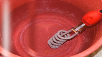 tips to clean water heating rod
