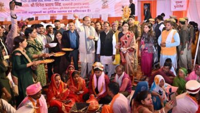 मुख्यमंत्री सामूहिक विवाह योजना के अंतर्गत 288 जोड़ों का पवित्र बंधन में विवाह