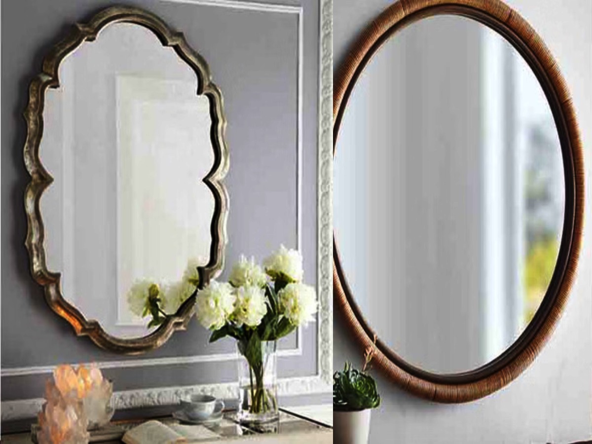 wrong mirror shape Vastu