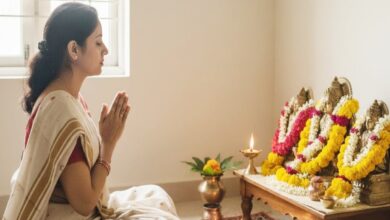 Puja ash disposal rules