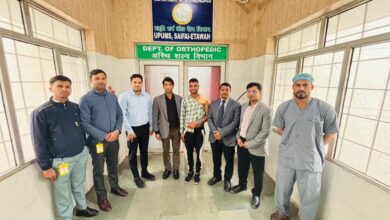 बार-बार उतरने वाले कंधे का ऑपरेशन हुआ सफल