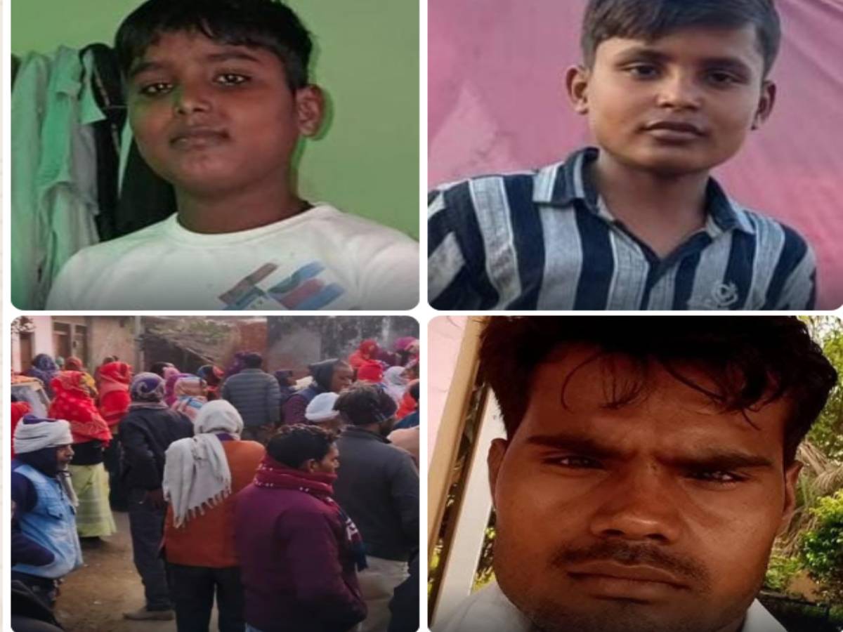 पिता के साथ दो बेटों सहित एक साथ उठी तीन अर्थियां