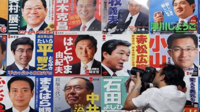 japan election campaigning