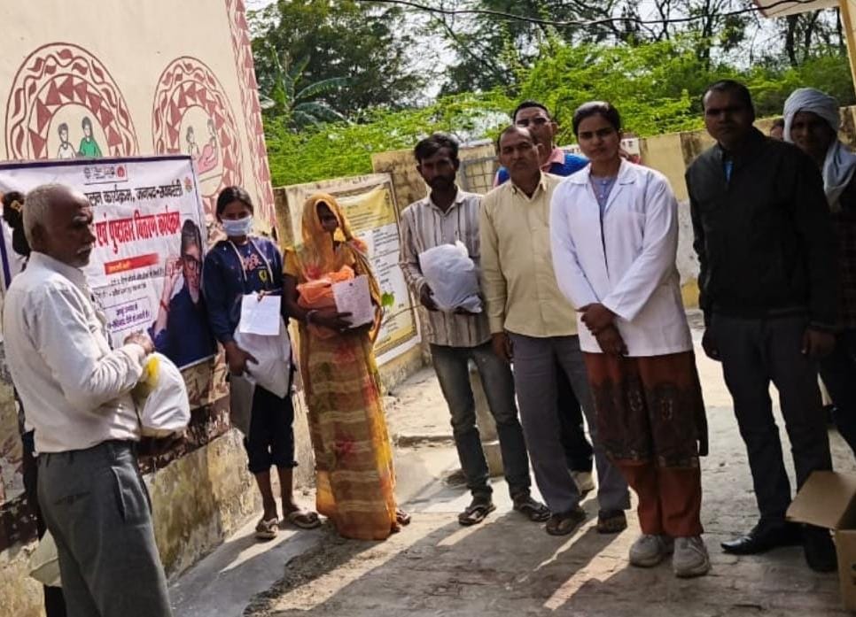 आयुष्मान आरोग्य मंदिर कैड़ावा में किया गया स्वास्थ्य शिविर का आयोजन