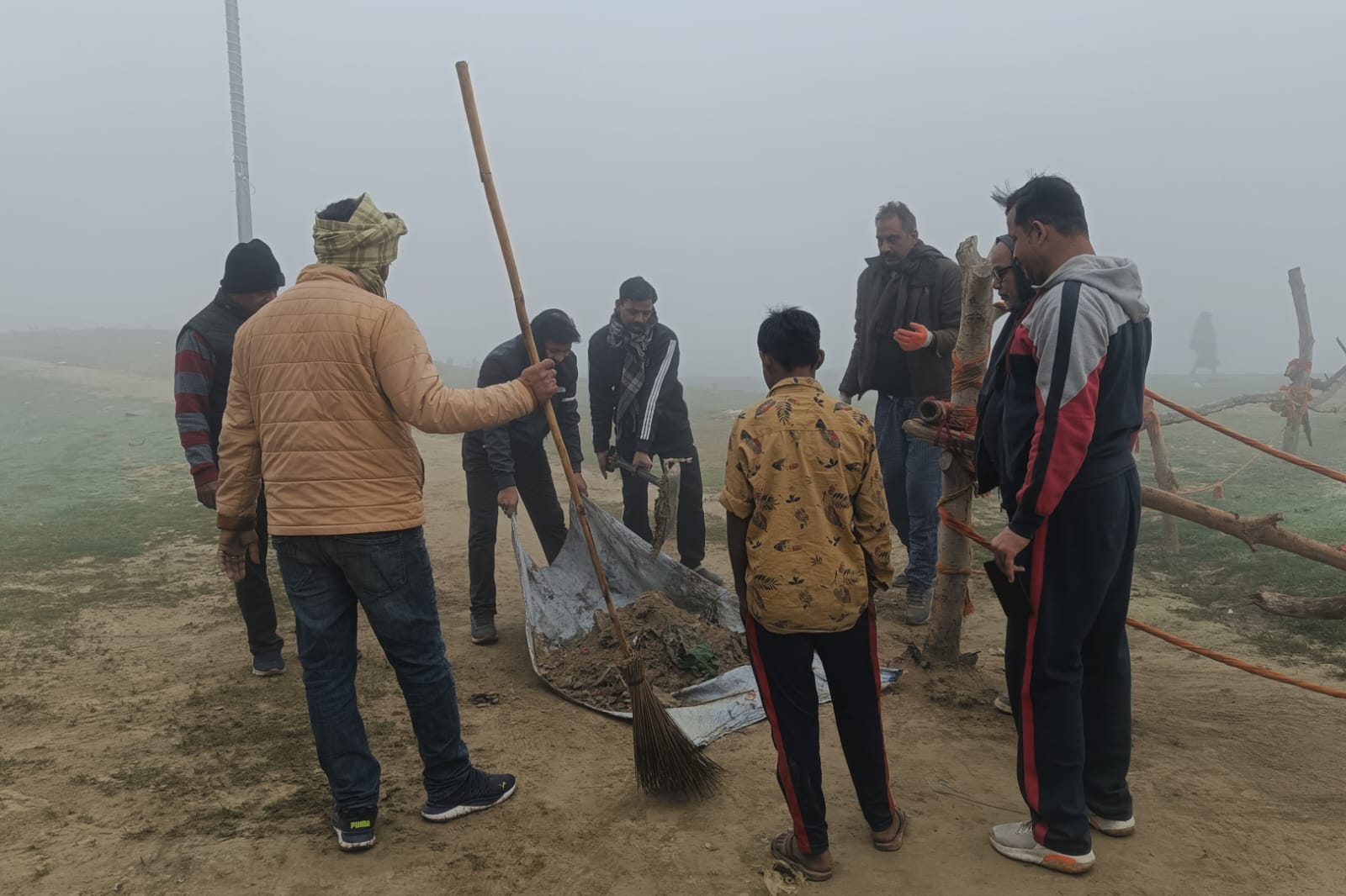 किया श्रमदान