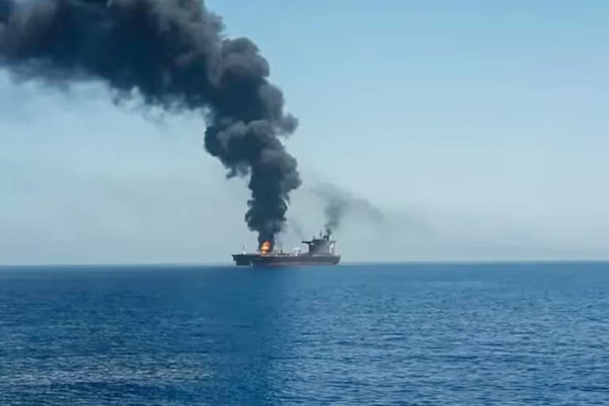 Kuwait Dubai Oil Tanker Attack